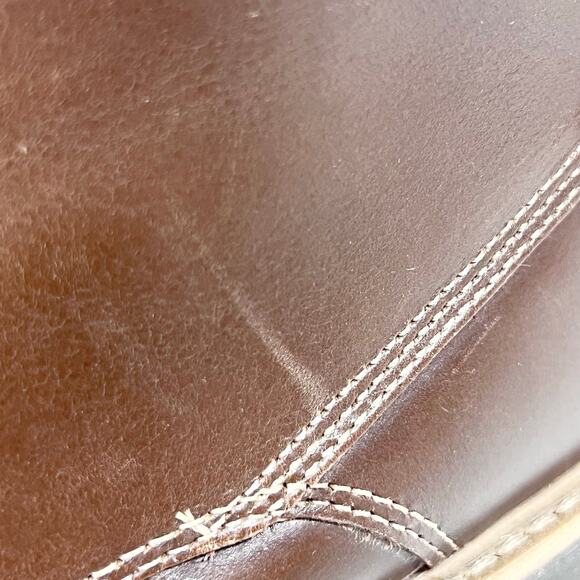 Clarks Hinsdale Mid Lace Up Chukka Boot Men 8.5 Brown Leather New - Picture 10 of 16